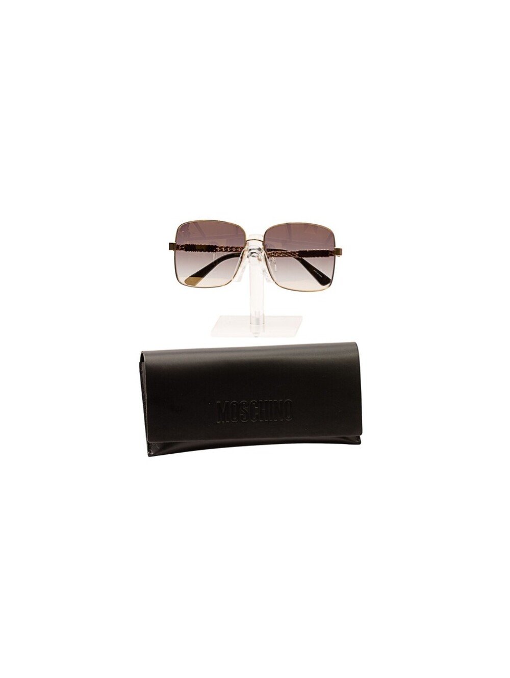 Moschino Oversized Squared Reflective Gold